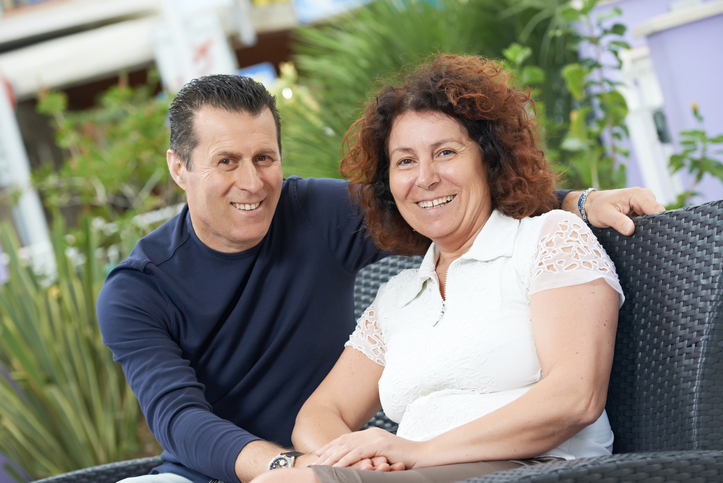 Happy Italian Adult People Couple